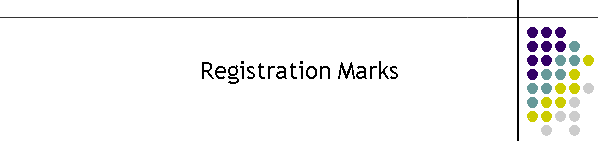 Registration Marks