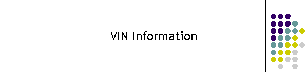 VIN Information